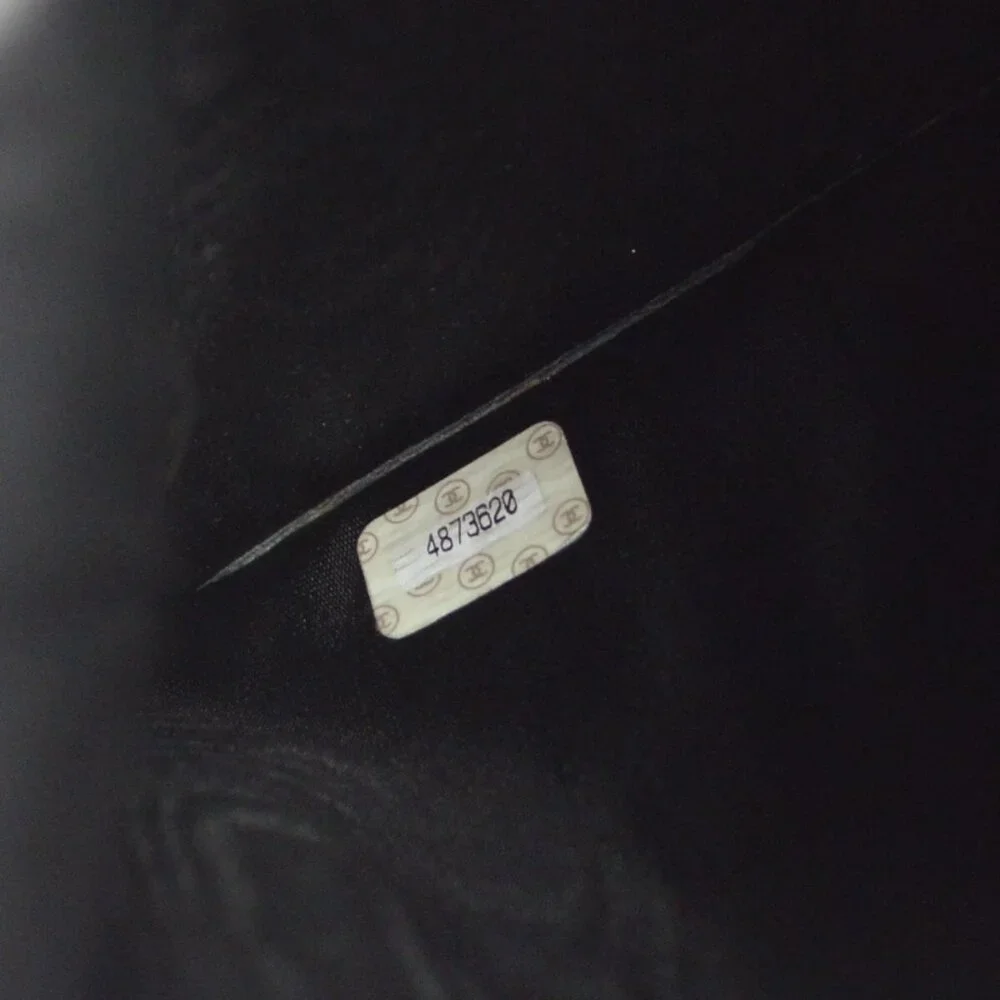 Chanel Long Wallet Black Calfskin